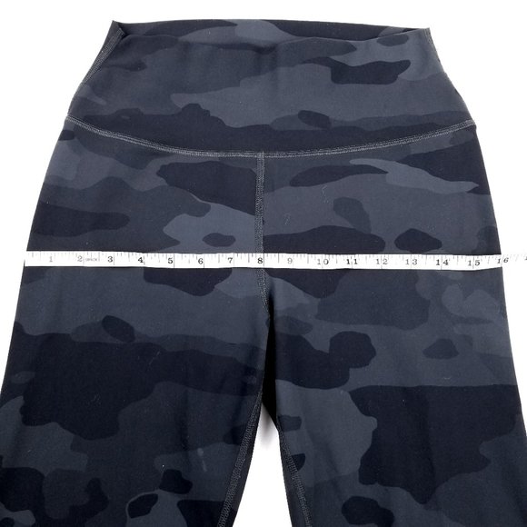 ALO Yoga High Waisted Vapor Leggings Grey Camo Med - Picture 7 of 13